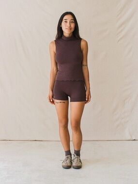 Bella Carob Micro Shorts Indigo Luna